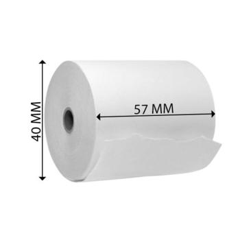 STREAMLINE iCT250 PDQ Thermal Till Rolls RECEIPT PAPER 57mm Wide 9m Long BY SMCO 